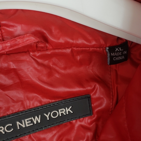 Marc New York Chevron Pillow Collar Puffer Jacket - Picture 3 of 7